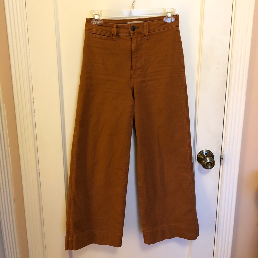 Madewell Emmett Wide leg crop pants